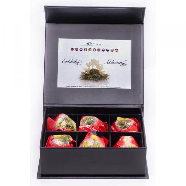 Teeblumen Weißer Tee in eleganter Magnetbox